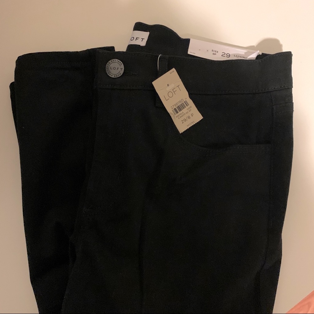 NWT Loft Black Legging with pockets